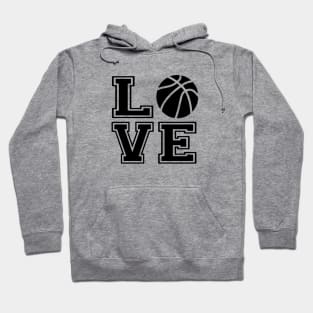 Love Basketball - Big Letters Hoodie